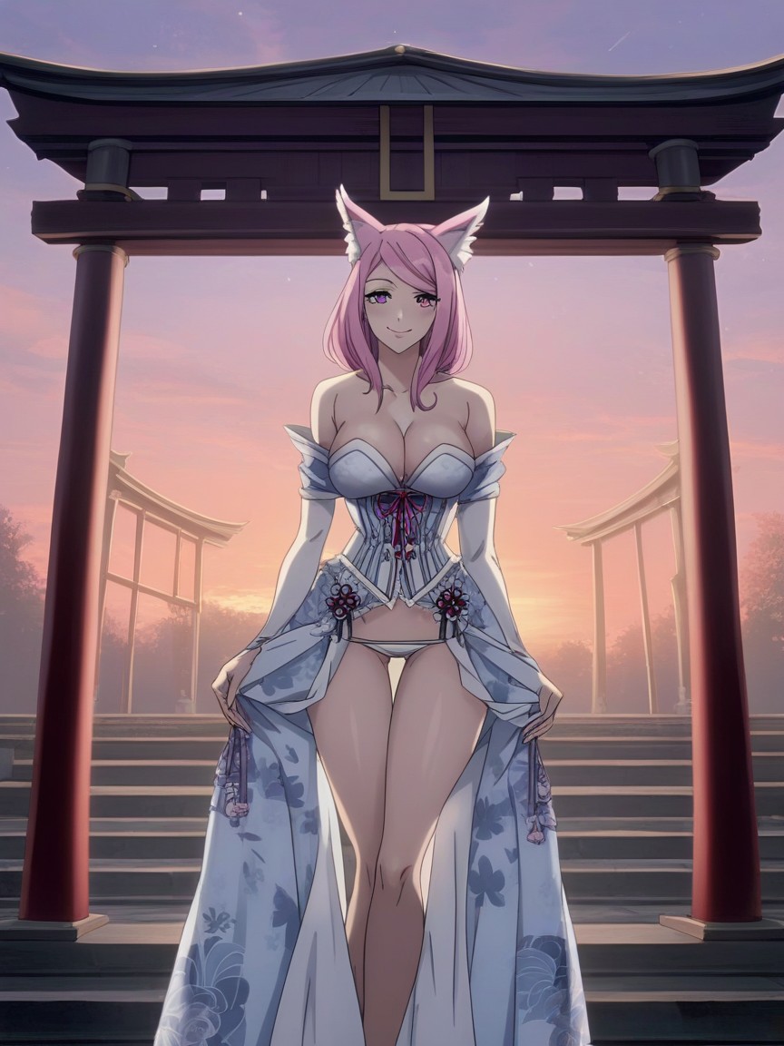 Amazing Quality, Strapless, Tight Corset Hentai AI Porn