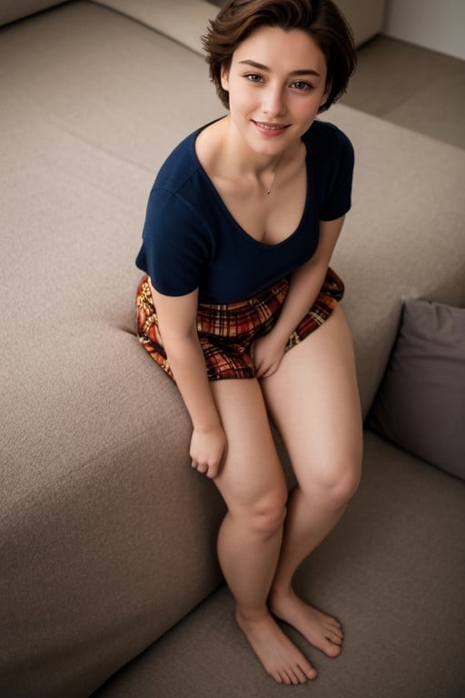 18+, Very Short Hair, Top Down Asian AI Porn