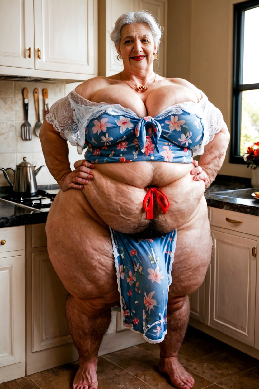 Grandma Is A Giant, Bbw, Standing AI Porn