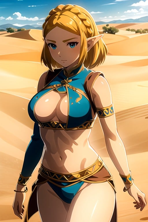 Ropa Abierta, Zelda (the Legend Of Zelda), 18+Hentai IA