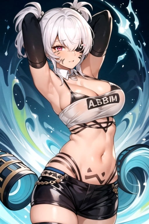 Thick Lines, Crop Top, Alabama (azur Lane) Hentai AI Porn