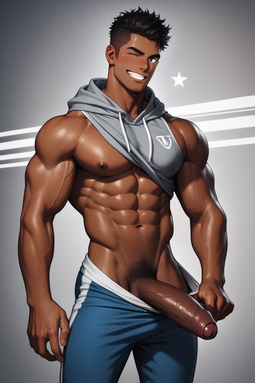 Muscles, Foreskin, Abs게이 AI 포르노