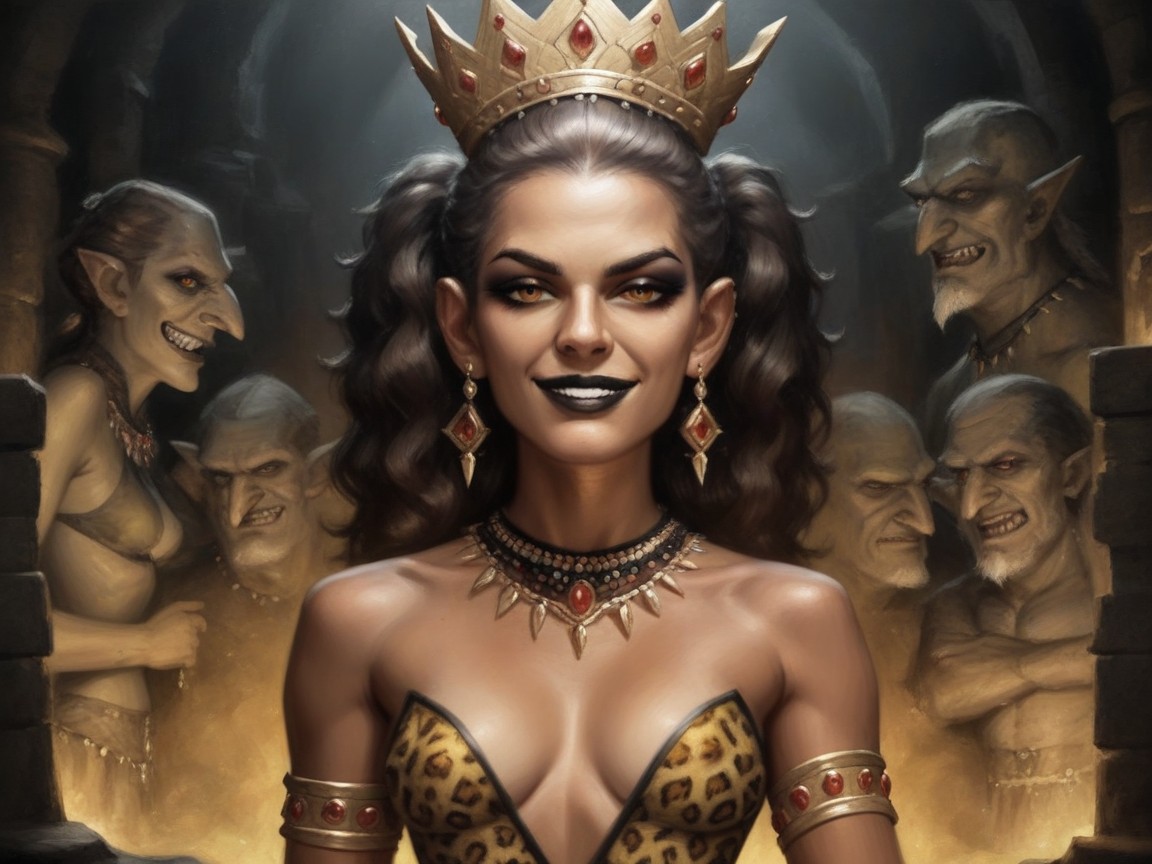 Goblin Party, Black Nails, High Breasts AI Porn