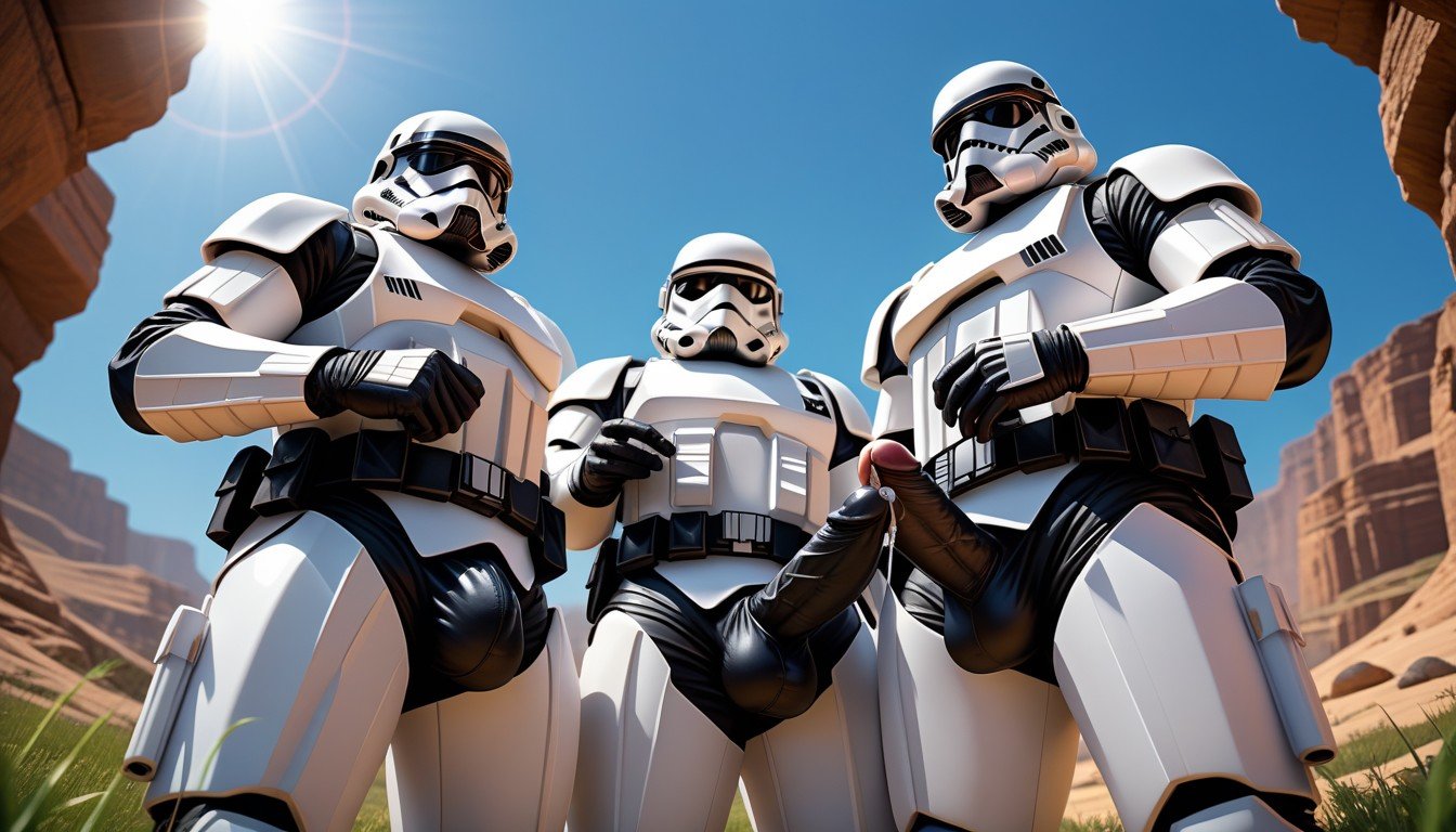 Stormtrooper, Bulges Pressed Against Each Other, 2 PersonnesPorno IA Gay