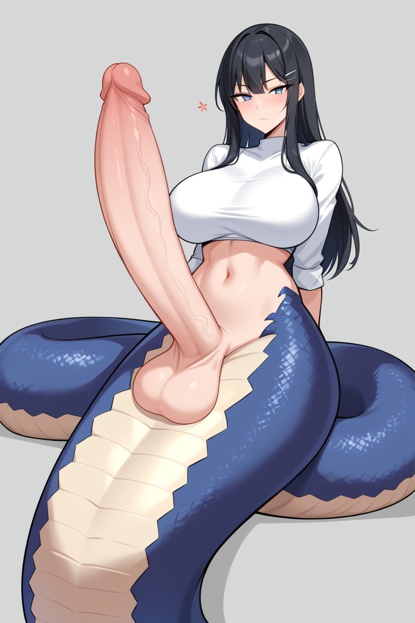 黑色, Lamia, 18+人妖AI色情