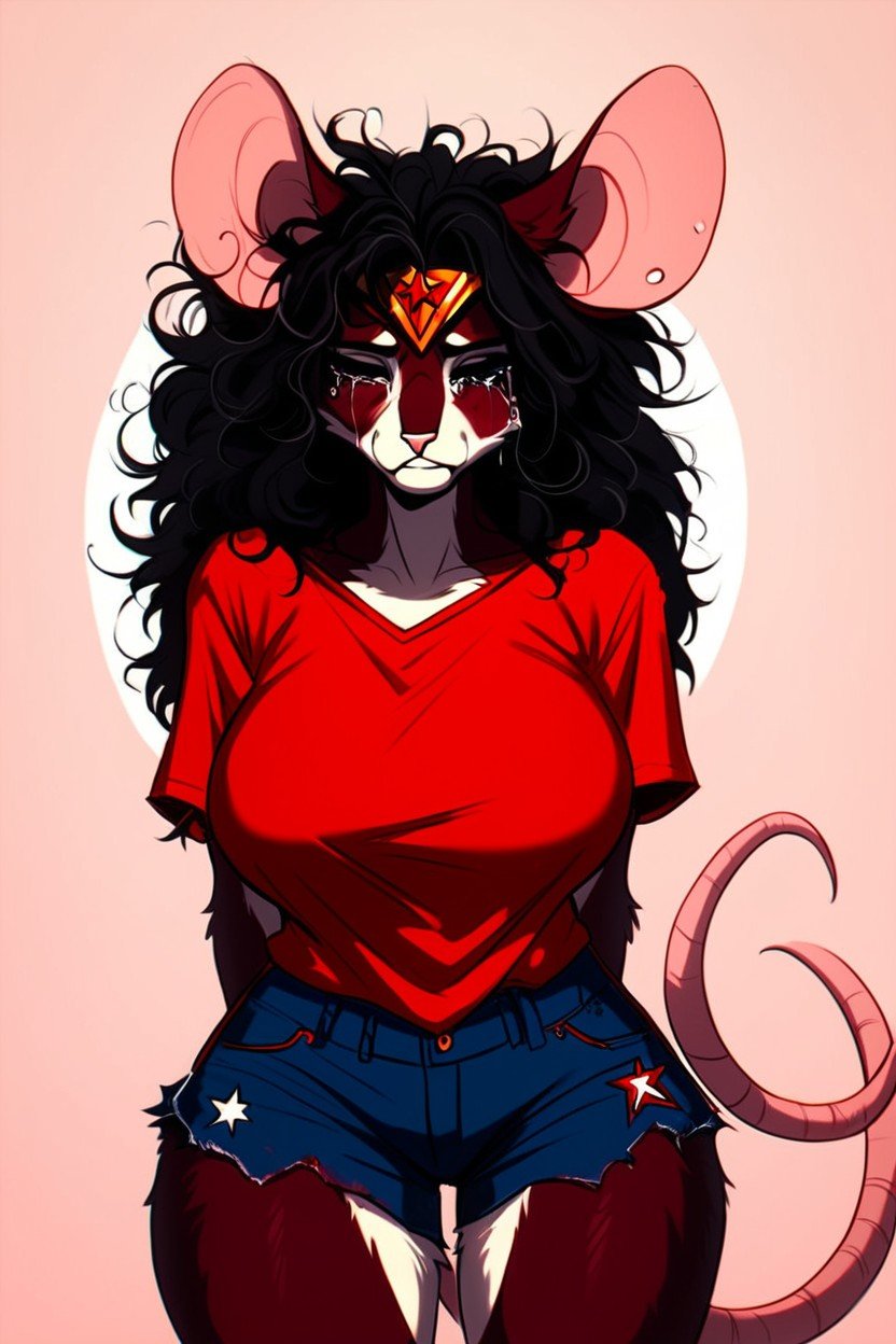 Superwoman, Thick Arms, Mouse Furry AI Porn