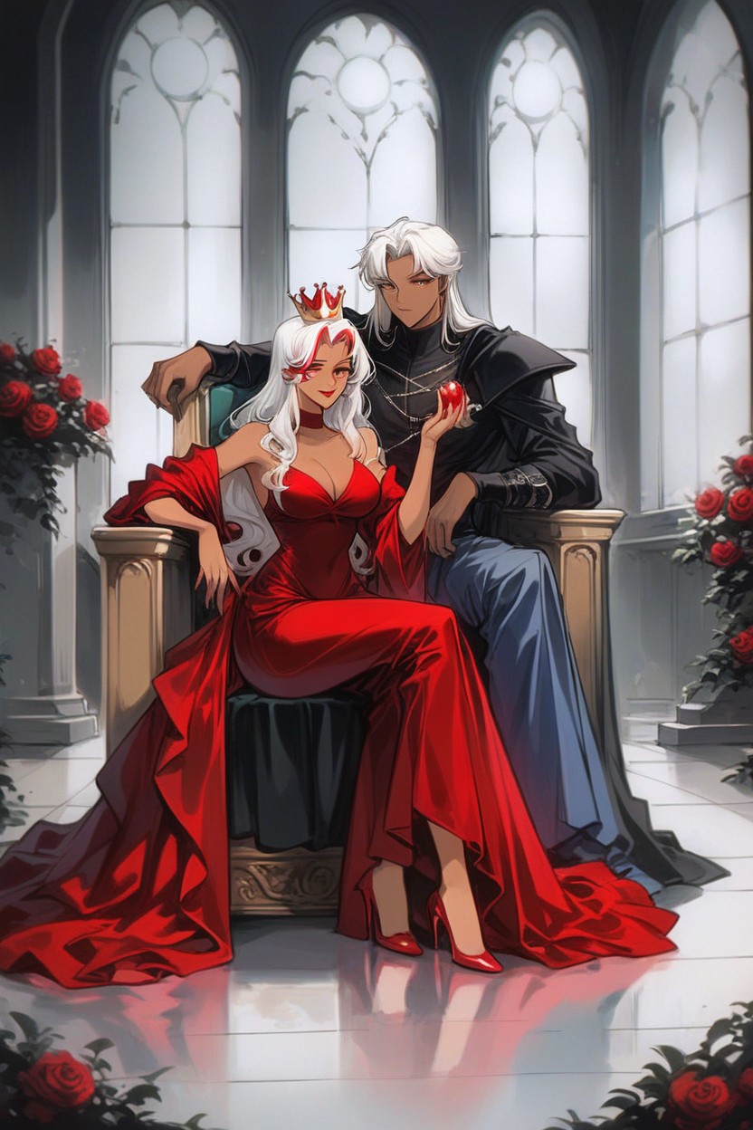 Medium Breast, Man Next Two Woman, 18+ Hentai AI Porn