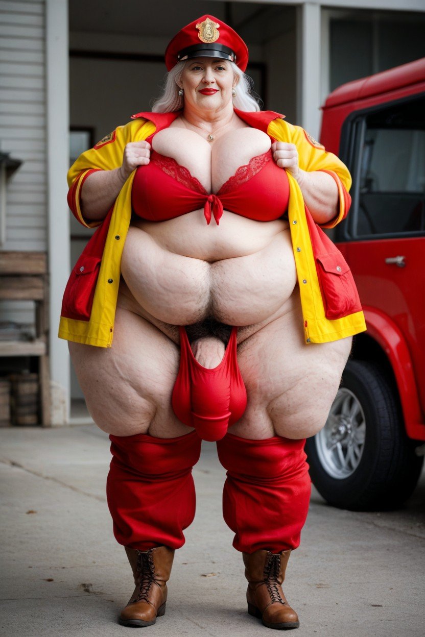 Gargantuan Breasts, Ssbbw, Fire Fighter Jacket Jacket게이 AI 포르노