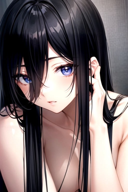 18+, Naked Sadako From The Ring And Pose퍼리 AI 포르노