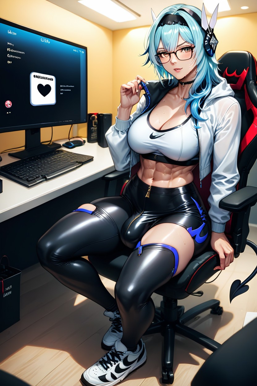 Full Body View, Detailed Background, Succubus 人妖AI黃片