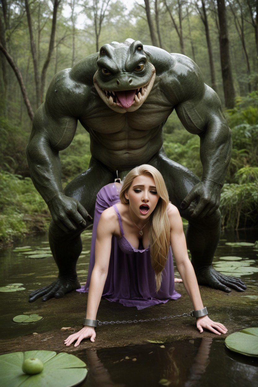 Anal Penetration From Behind, Moaning, Giant Monster FrogKI Schwulenporno