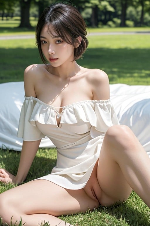 Looking Horny, Wearing A Sluttiest Dress, 困惑的表情AI國產黃片