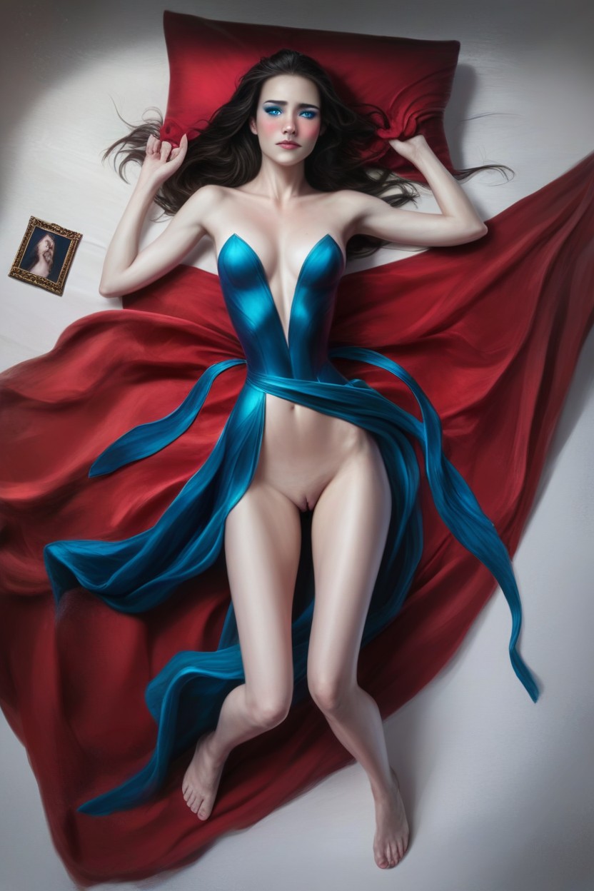 Dark Hair, Pussy Exposed, 18+ AI Porn