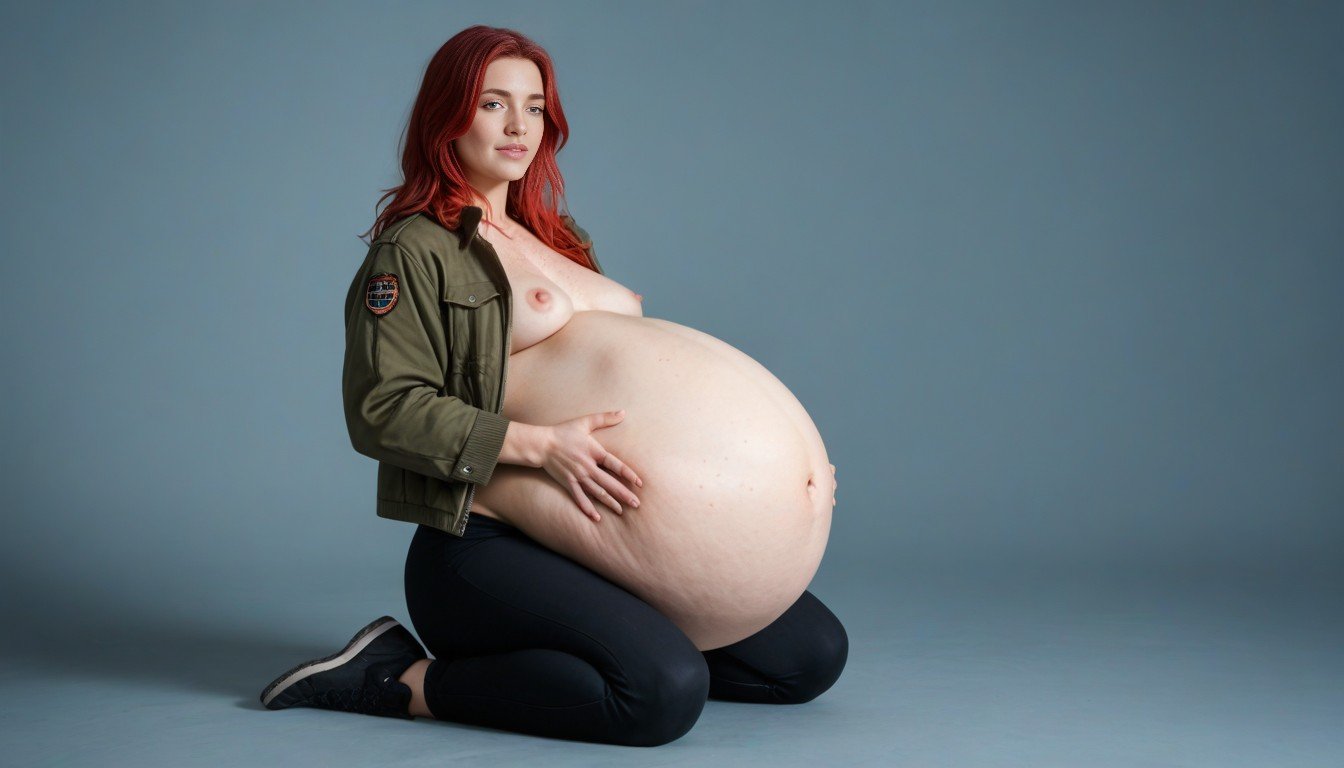 18+, Pregnant Belly, Fit AI Gay Porn