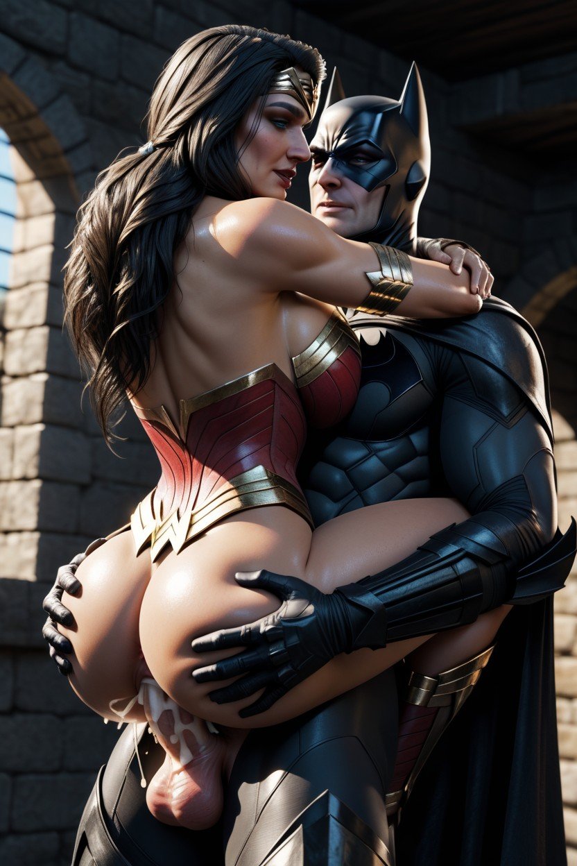 Batman From Dc In Costume, Creampie, 18+Porno IA transsexuelle