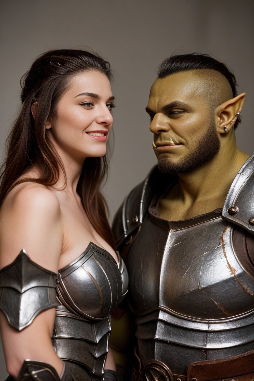 Photorealistic, Photorealistic, Orc KnightPorno gay IA