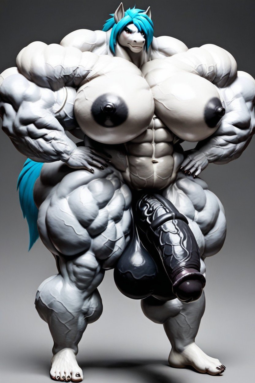 筋肉質, Black Penis Massive Veins Massive Muscles Muscular Mega Fe Big Muscles Massive Muscles Muscular Massive Muscles Obese Back View, 怒りファーリーAIポルノ