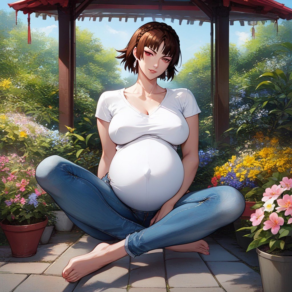 カジュアル, Pregnant, Thick AssニューハーフAIポルノ