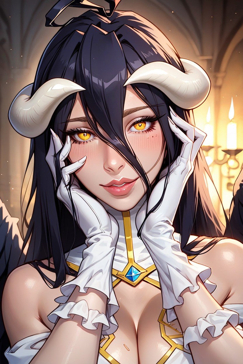 Close Up On Face, Cleavage, Dungeon Room Furry AI Porn