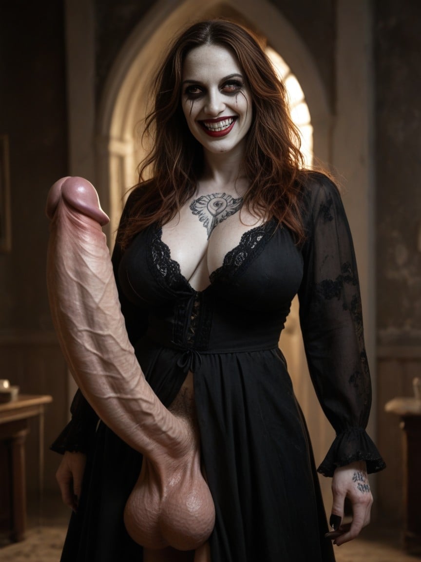 Hyper Cock, Uncircumcised Cock, Nightmare Fuel Travesti IA Pornô