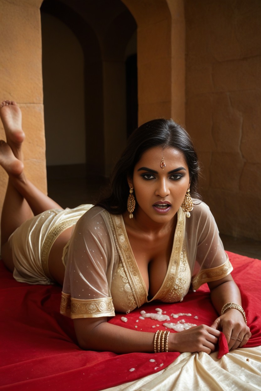 South East Asian, Silk Sari, Silk Saree AI Porn