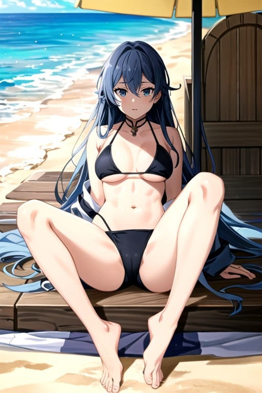 Skinny, Beach, Mushoku Tensei Furry AI Porn