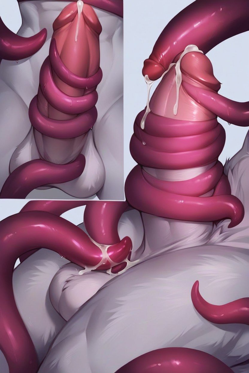 18+, Tentacles, Tentacles Wrapped Around Cock AI Gay Porn