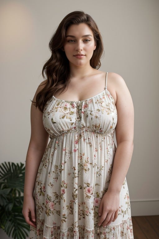 Floral Sundress, 18+, Modest Shemale AI Porn