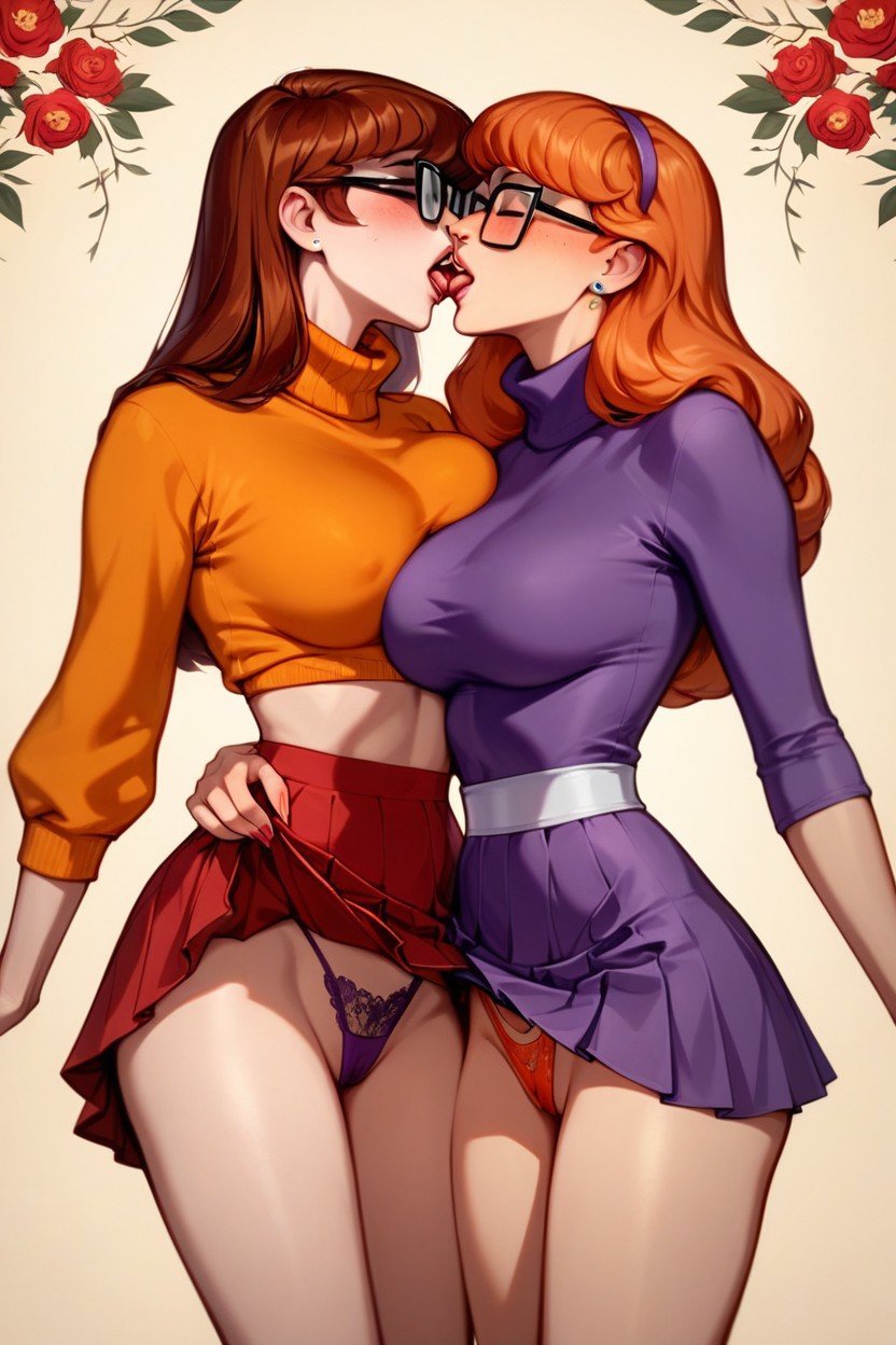 Brownhair, Gêné, Daphne Blakescooby DooPorno IA Gay