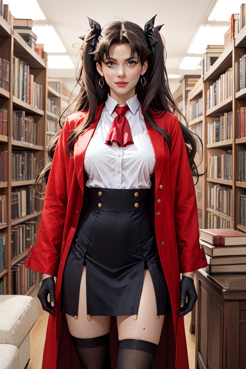 Make Up, Red Tailcoat, Black GlovesPorno IA Hentai