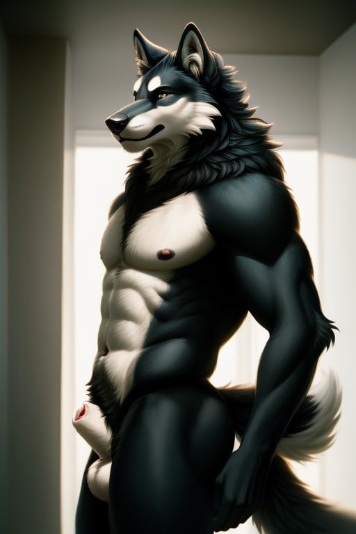 18+, Standing, HuskyPorno IA Furry