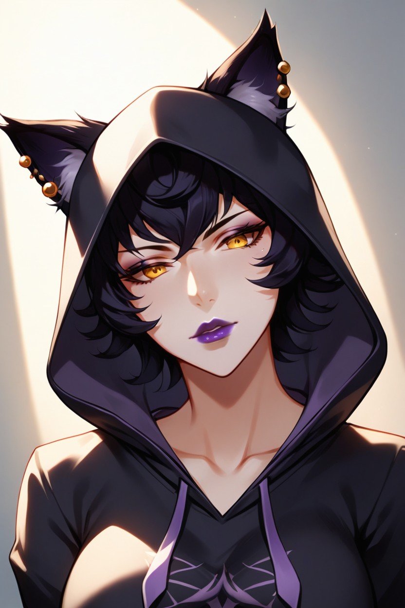 Kali Belladonna From Rwby, Big Full Lips, FaceAI黃漫