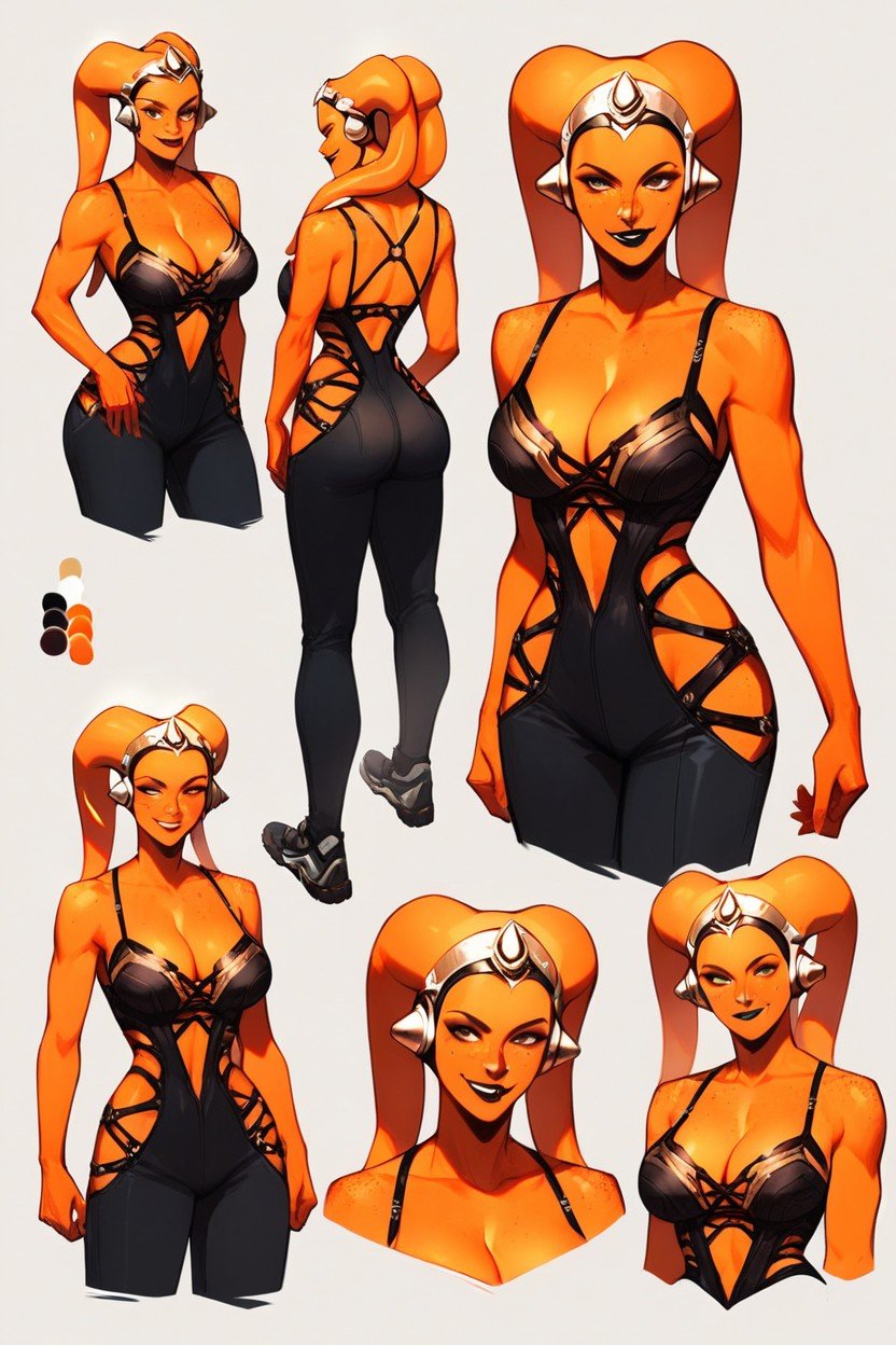 Space Suit, Multiple Views, Twi'lek Female AI Gay Porn