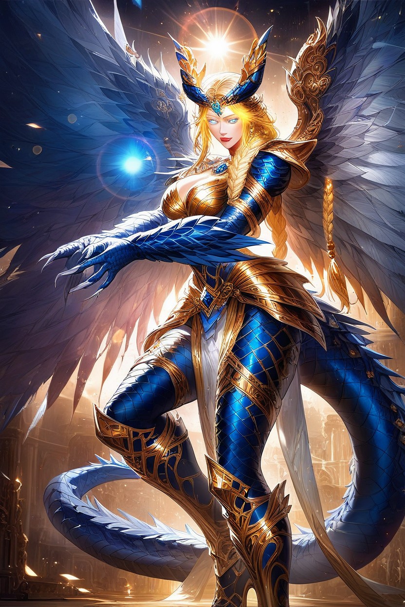 Sexy, Hourglass Body, Gold Hair Hentai AI Porn