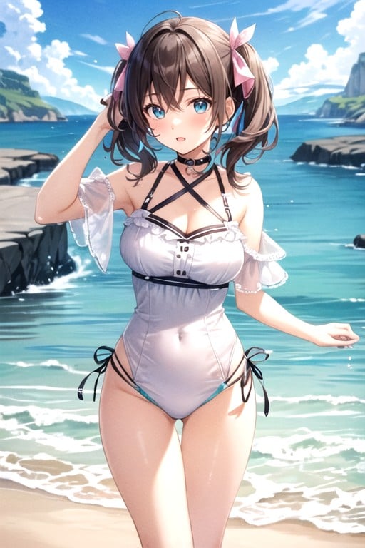 Girl, Sea Otter Woman, Haruka Shemale AI Porn