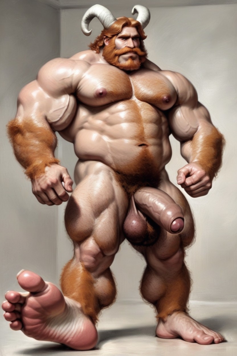 Standing, Big Mustache, Giant Ginger AI同性戀黃片