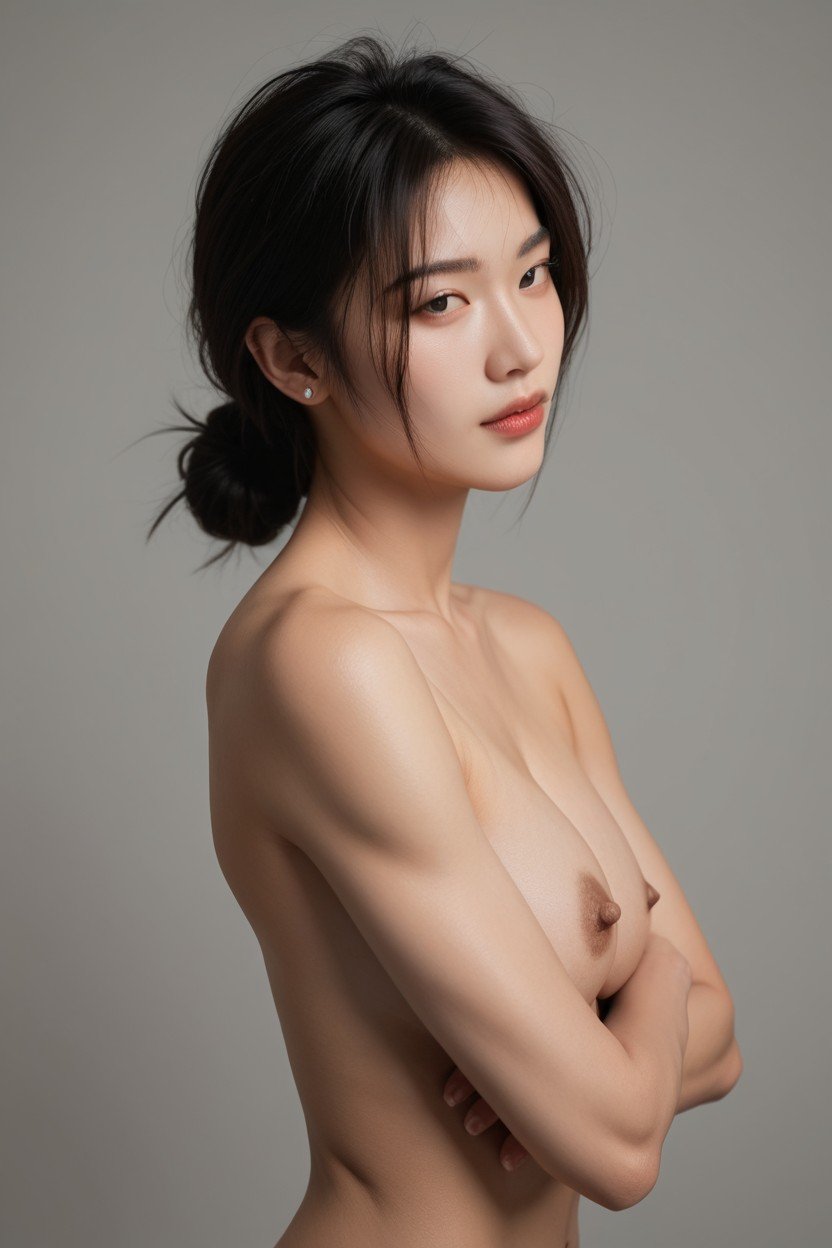 Tomboy, Naked, Coupe PixiePorno IA Asiatique