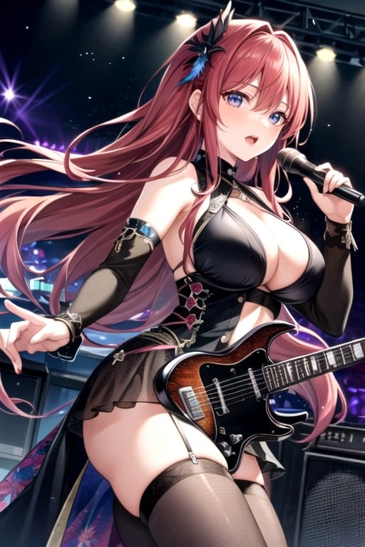 Rocker, Live Music Club, Women Band CostumesPorno IA Hentai