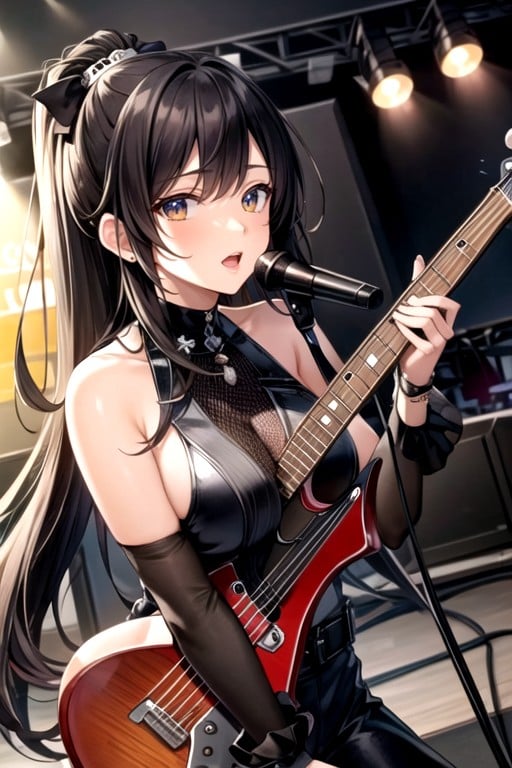 Live Music Club, One Woman, 18+ Hentai AI Porn