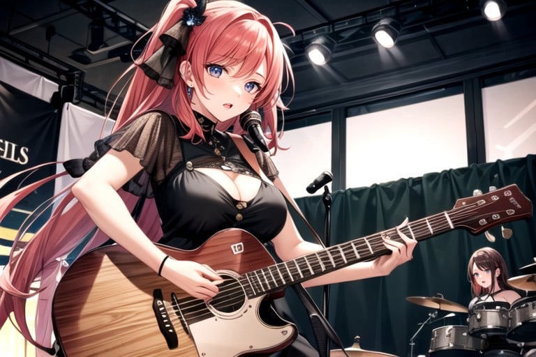 Four, Band Costumes, Women Rock BandPorno IA Hentai