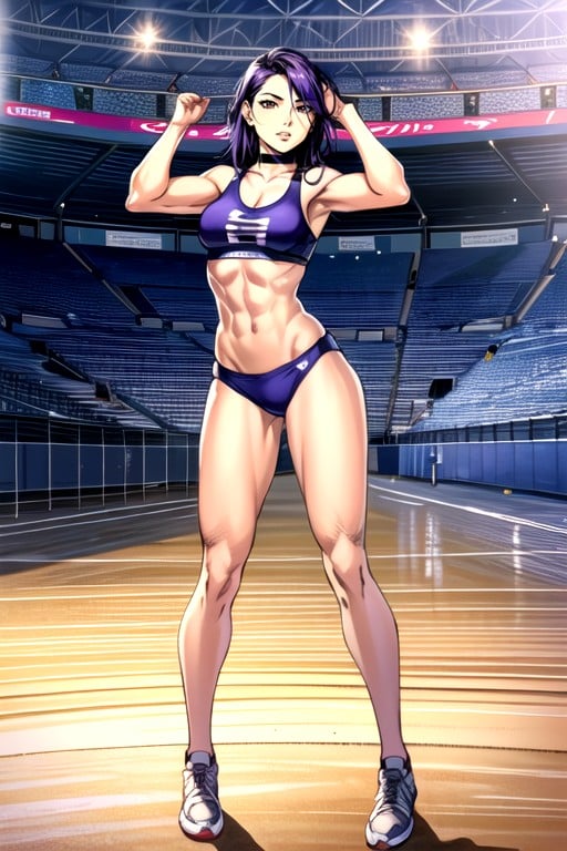 Muscular Definition, Body, Choker Hentai AI Porn