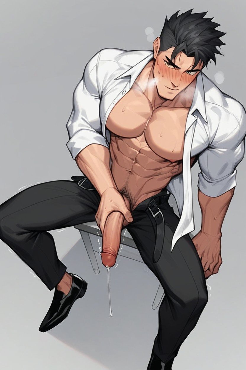 Tucked In Shirt, Legs Spread, In ClassroomAI同性戀黃片