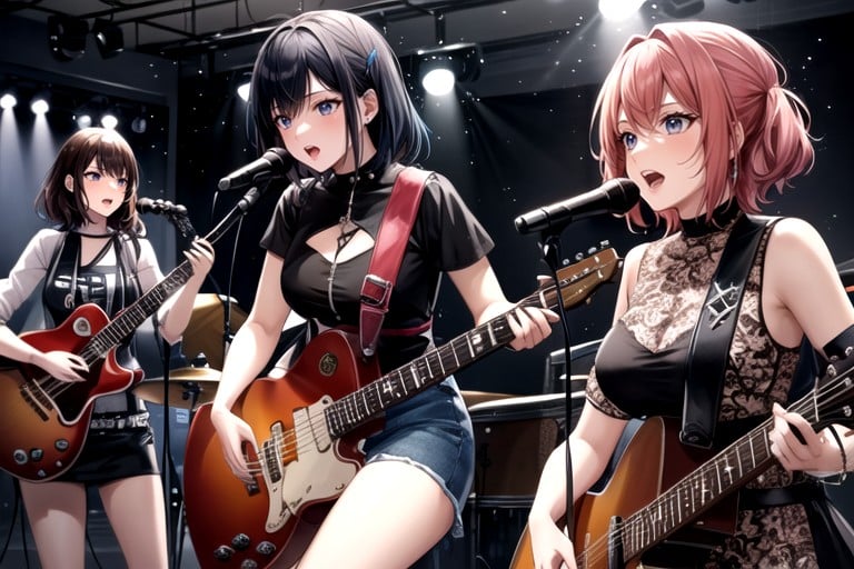 Guitar, One Woman, AndHentai IA