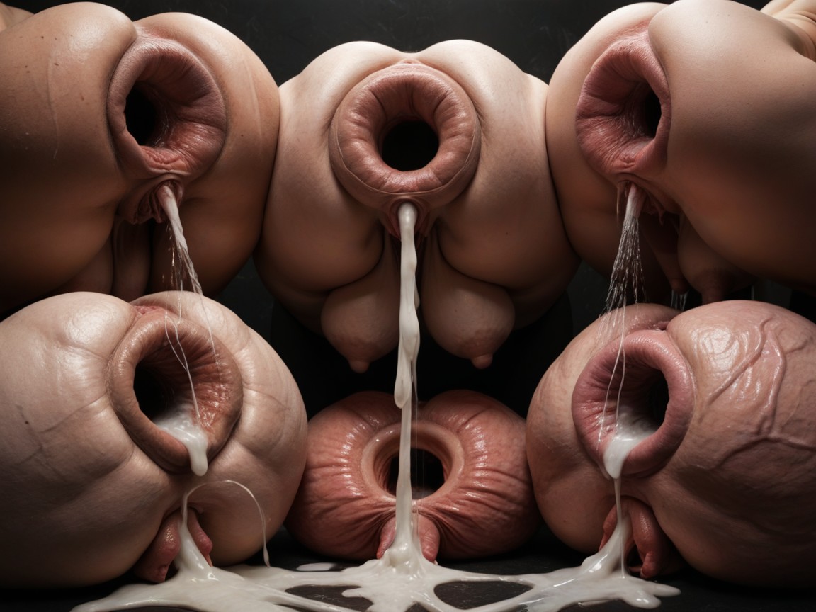 Abstract Women, Malformed Veiny Anuses, Hyper Puffy Vagina AI Porn