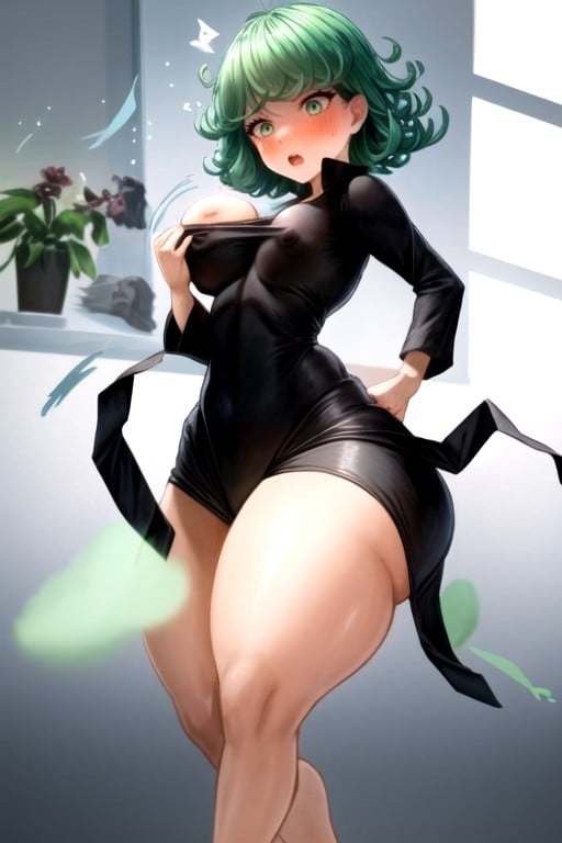 Extrêmement Lourd En Bas, Black Swimsuit, TallPorno IA Hentai