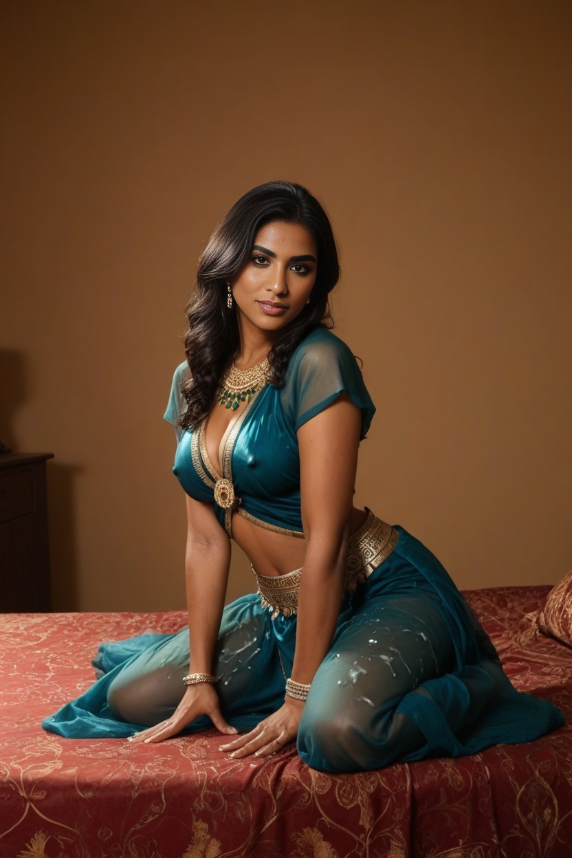 Waist, Looking At Viewer, Thick Thighs AI Porn