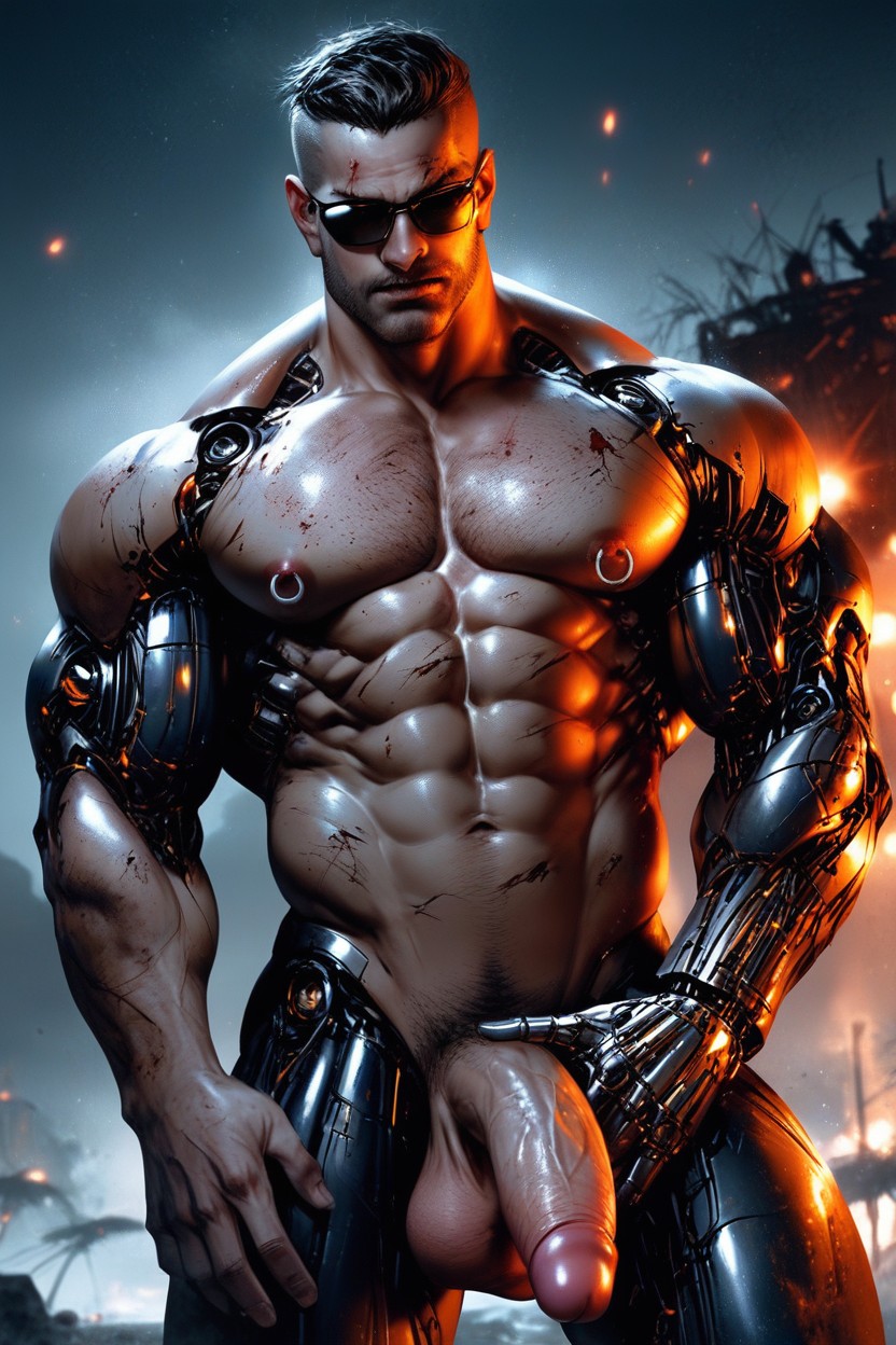 Robotic Arms, 18+, Robotic Legs AI Gay Porn