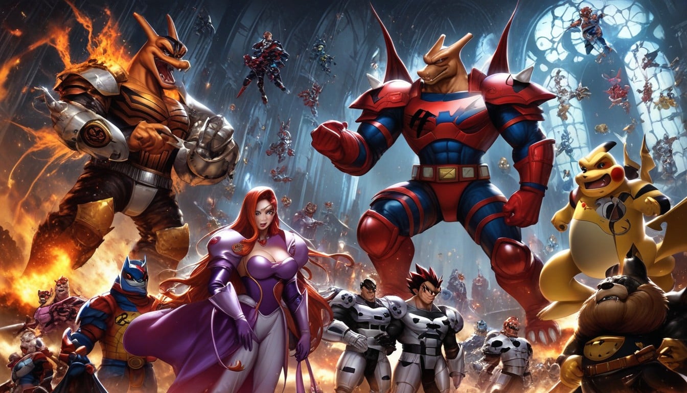 Wide Angle, Charizard Wearing Armor, All Sorts Of Monsters Wearing Armor Hentai AI Porn
