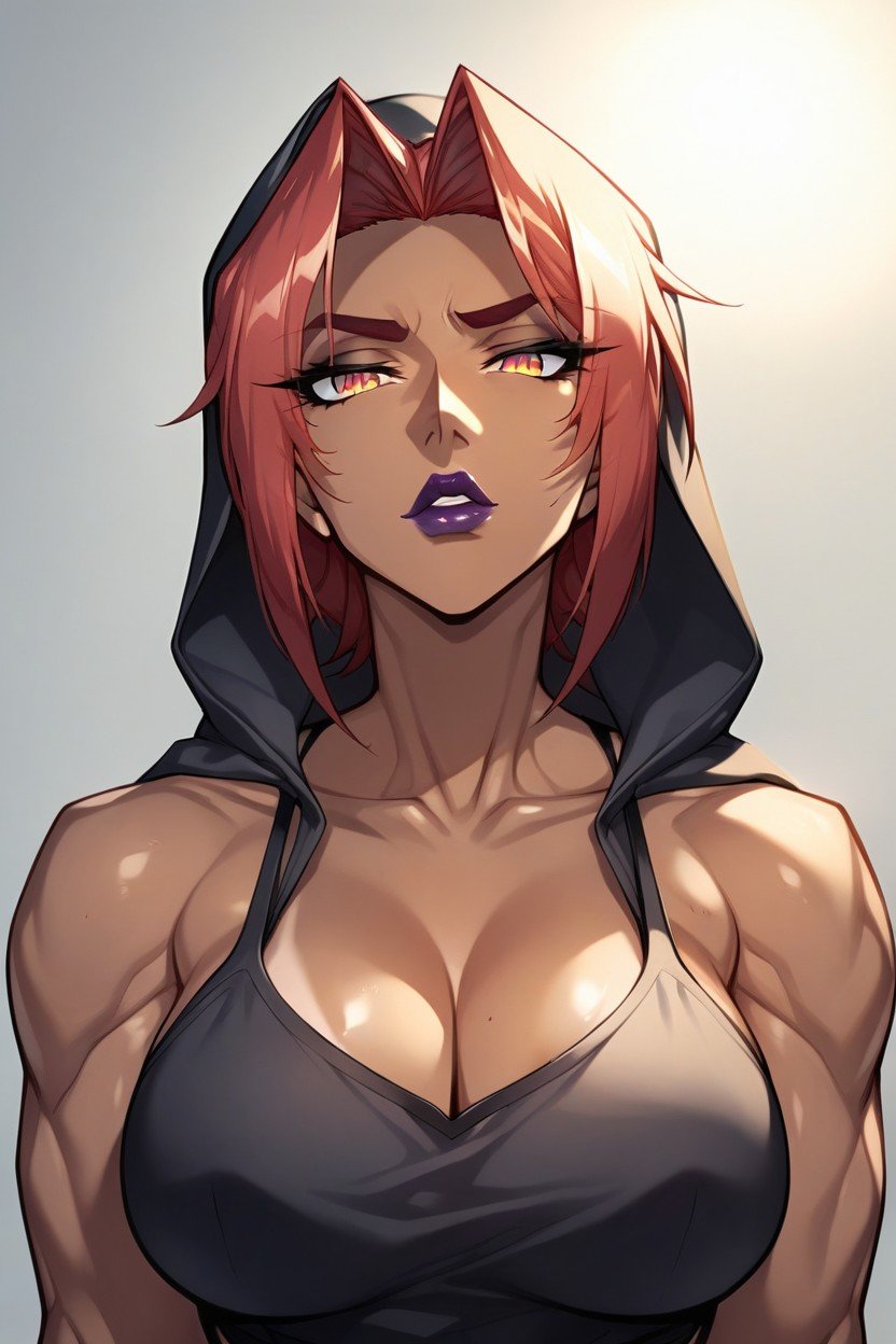 Luz Suave, Pouty Lips, Black BraHentai IA