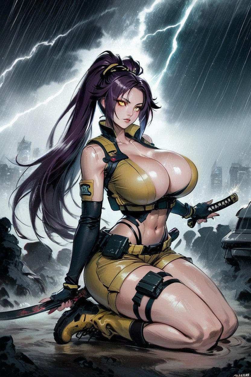 Ultra Detailed, Muslos Gruesos, ThunderstormHentai IA